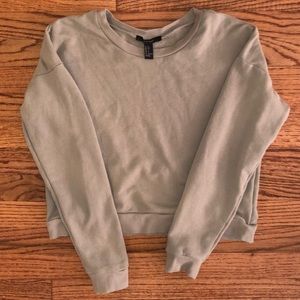 Forever 21 Olive Green Sweatshirt